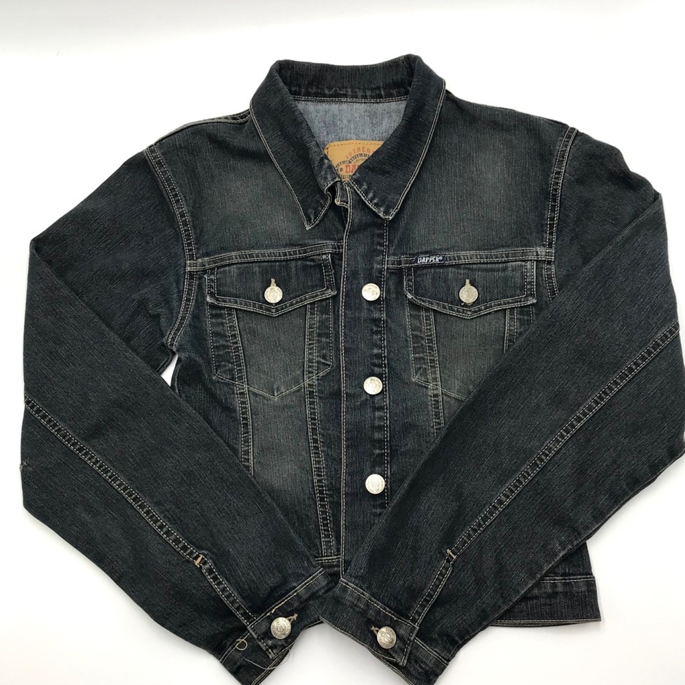 Dapper Jean Jacket, Size S, Euc - image 1